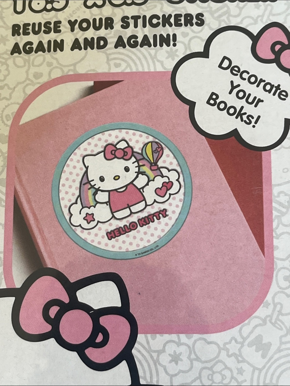 Hello Kitty Large Reusable 3D Sticker - Picture 4 of 5